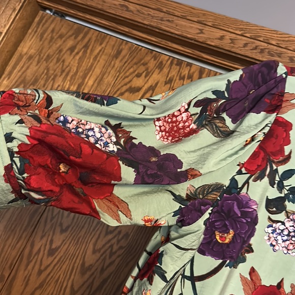 NWT H&M LADIES L floral dress - Picture 9 of 11